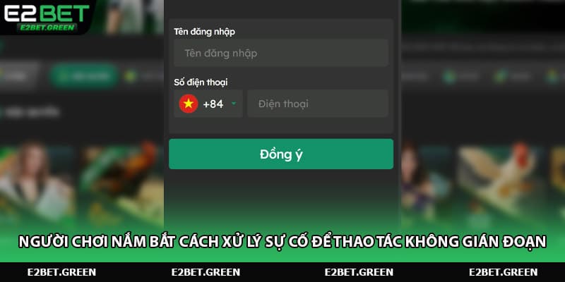 Người chơi nắm bắt cách xử lý sự cố để thao tác không gián đoạn